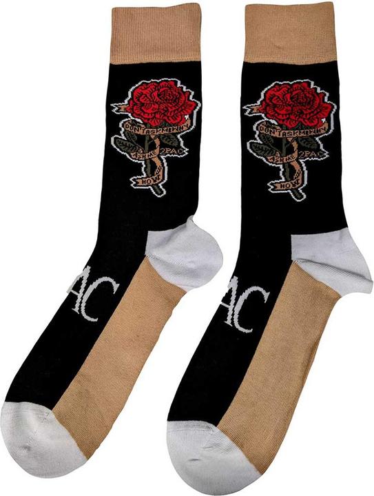 Actual product image Tupac Shakur Unisex Adult Thug Life Socks (40.5 - 45.5)