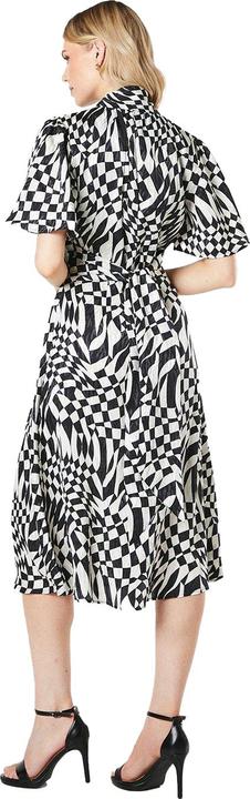 Actual product image Principles Womens/Ladies Geometric Jacquard Satin Midi Dress (40 D)