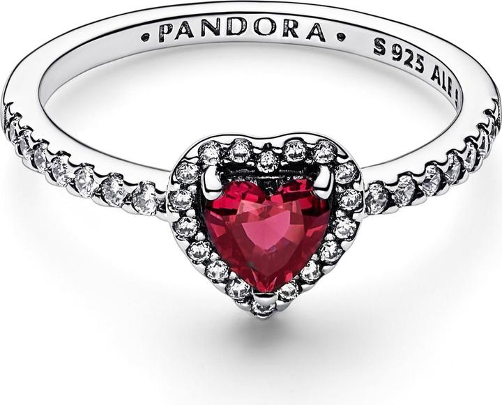 Actual product image Pandora Red heart (52, 925 Silver)