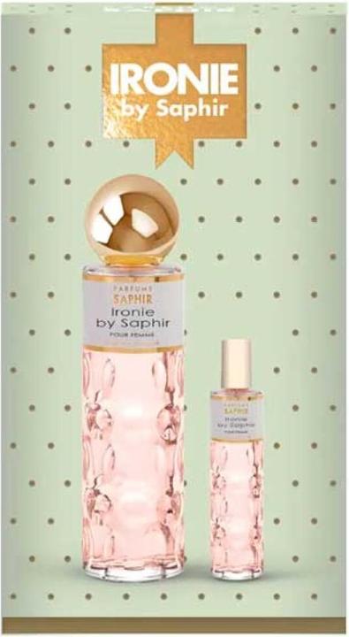 Actual product image Saphir IRONIE EDP SPRAY 200 ML + 30 ML SETS (Eau de parfum, 200 ml)