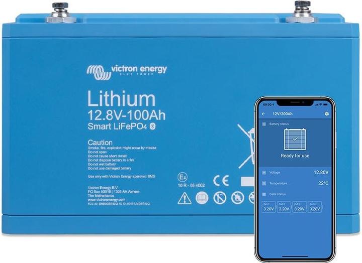 Immagine prodotto Victron Energy Batteria al litio (12.80 V, 100 Ah)