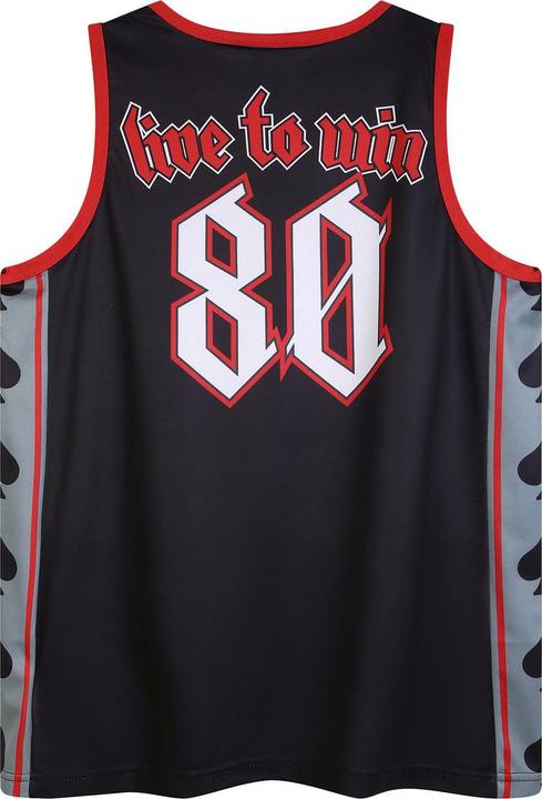 Actual product image Amplified Mens Live To Win Motorhead Basketball Jersey (S)