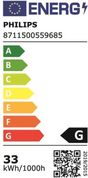 Energy Label Philips Leuchtstofflampe TL-E (G10q, 32 W, 2375 lm, 12 x, A)