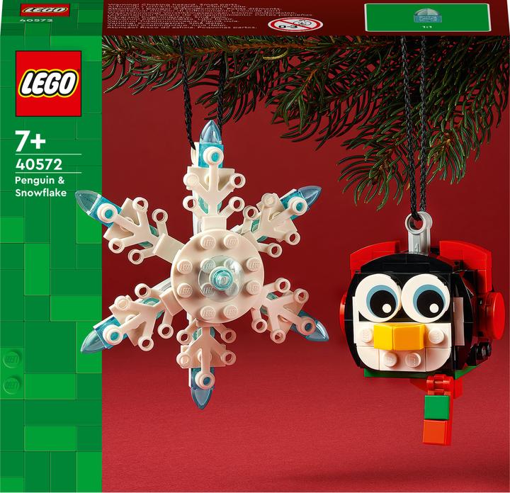 Produktbild LEGO Pinguin mit Schneeflocke (40572, LEGO DC)