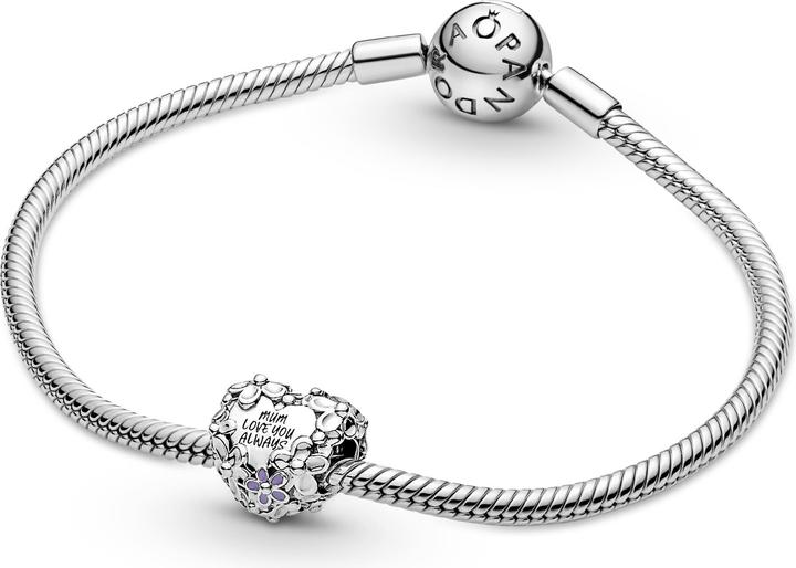 Actual product image Pandora Charm Mum Daisy Heart (Sterling silver 925)