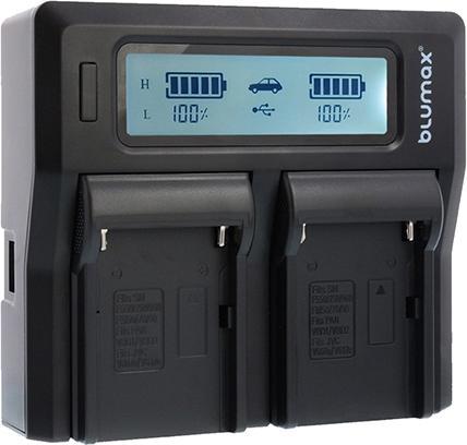 Image du produit Blumax Chargeur dual avec. Support pour Sony FM50 (Set)