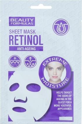 Beauty Formulas Retinol Anti-Aging Sheet Mask moisturizing mask in face sheet