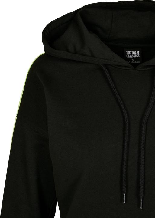 Actual product image Urban Classics Ladies Neon Shoulder Stripe Hoody (S)