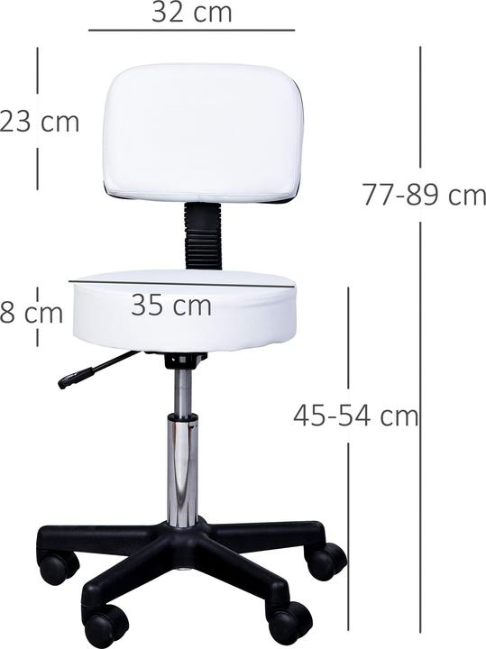 Immagine prodotto Jamb Sgabello Roll con schienale