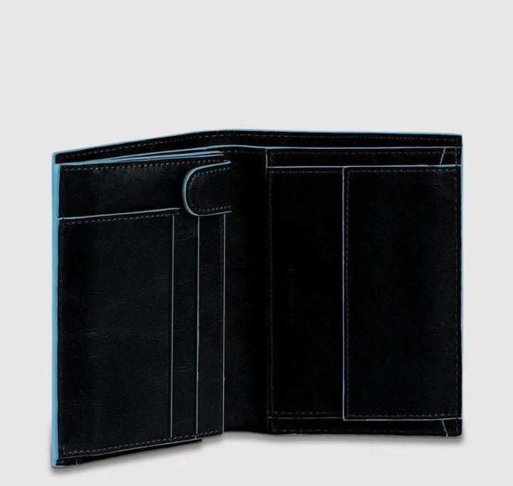 Image du produit Piquadro Porte-monnaie vertical pour homme avec compartiment pour la monnaie et les cartes de crédit