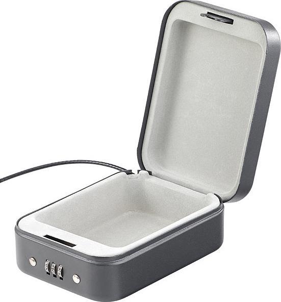 Immagine prodotto Xcase Mini cassaforte in acciaio con serratura a combinazione e cavo di sicurezza