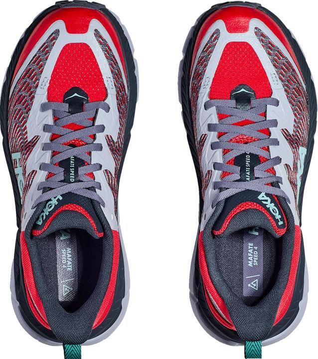 Image du produit Hoka Mafate Speed 4 Laufschuhe Cerise / Stormy Skies Damen (38.5, 39)