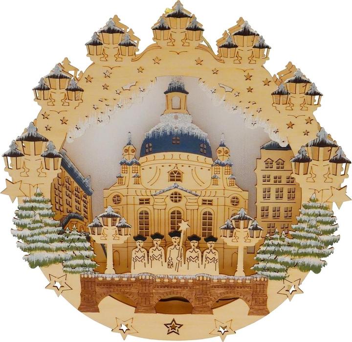 Produktbild HTI-Living Fensterbild beleuchtet Dresden Frauenkirche