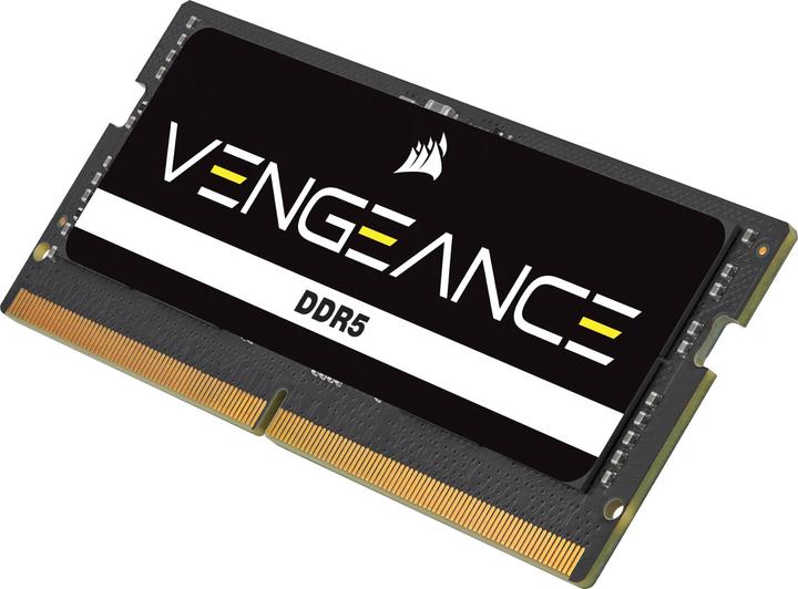 Image du produit Corsair DDR5, 5600MT/s 64Go 2x32Go SODIMM, Unbuffered, 48-48-48-90, Black PCB, Std PMIC, 1.1V, VENGEANCE DDR (2 x 32GB, 5600 MHz, RAM DDR5, SO-DIMM)