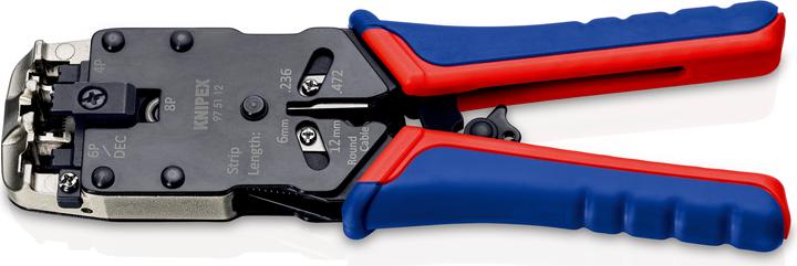 Produktbild Knipex Crimpzange für Westernstecker (200 mm)