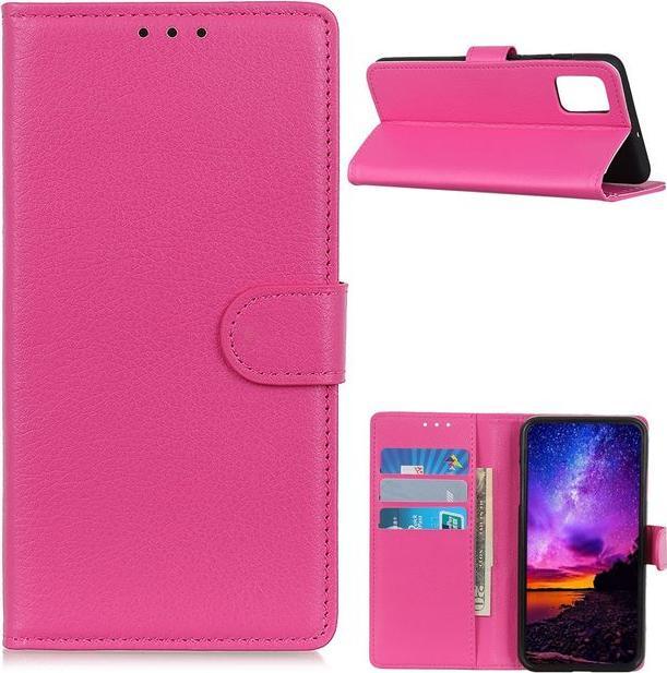 Actual product image MU Classic Litchi Leather Bookcover Series (LG K62, LG K52)