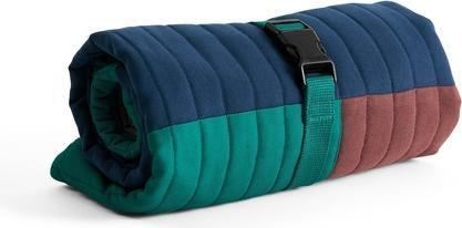 Immagine prodotto HAY - Quilted Dogs Travel Blanket 80 x 80 (Burgundy, Green & Blue ) (Cane)