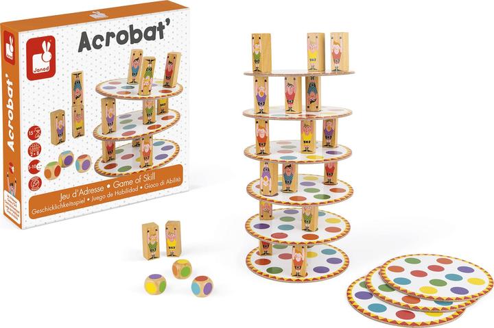 Immagine prodotto Janod Gioco di abilità Acrobat (Tedesco, Francese)