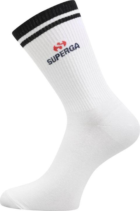 Actual product image Superga Unisex Adult Ribbed Knitted Socks (Pack of 3) (M)