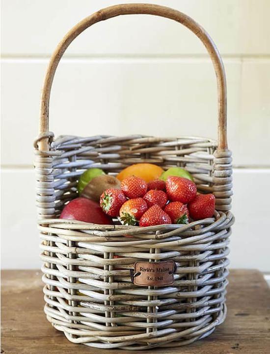 Produktbild Rivièra Maison Rattan Korb mit Bügelgriff Riviera Maison