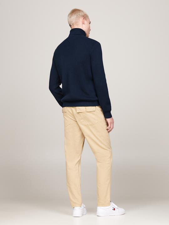 Produktbild Tommy Hilfiger Tommy Jeans Slim Fit Coltrui met wol - Donkerblauw - Maat S (S)