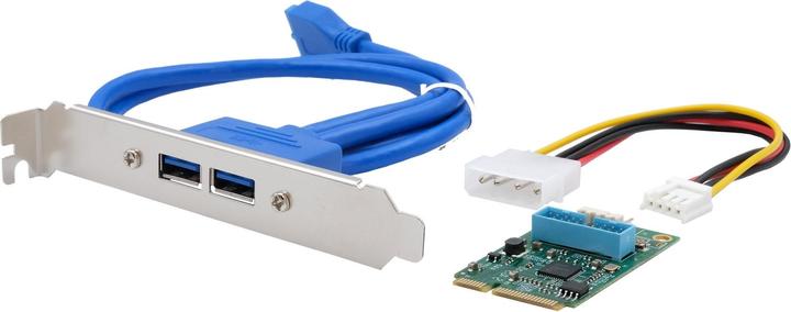 Immagine prodotto Exsys Scheda mini PCI-E 2x USB 3.2 Gen 1
