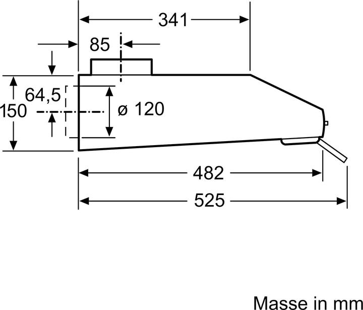 Actual product image Bosch Hausgeräte DUL62FA21 (Substructure hood)