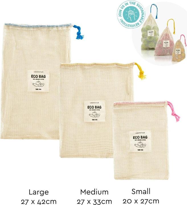Produktbild Uberstar Gemüsebeutel 3er-Set