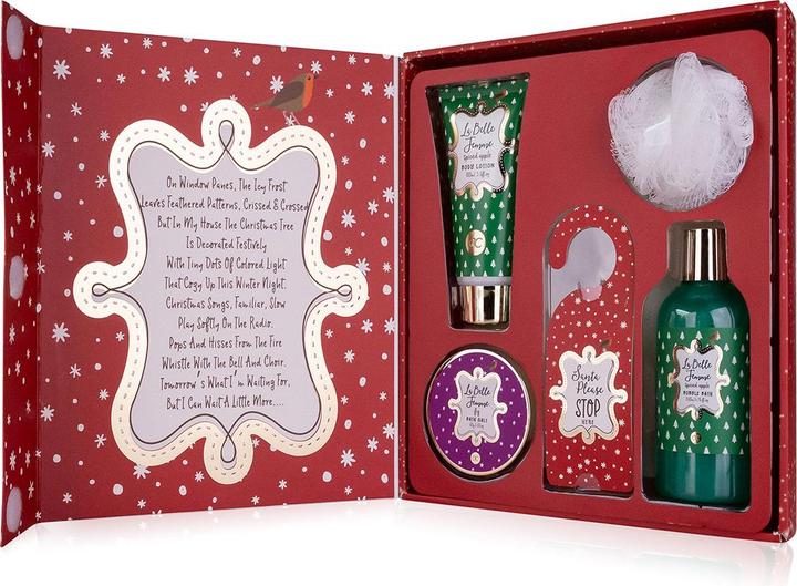 Accentra Badeset LA BELLE FEMME NOEL - Christmas Eve Box - für einen entspannten Vorweihnachtsabend, inkl. 20 (Haarpflege set)