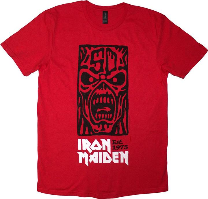 Produktbild Iron Maiden Est. 1975 Stamp Logo Black (S)