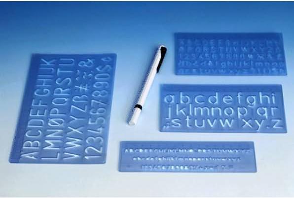 Immagine prodotto Wedo Set normografi (118 mm)