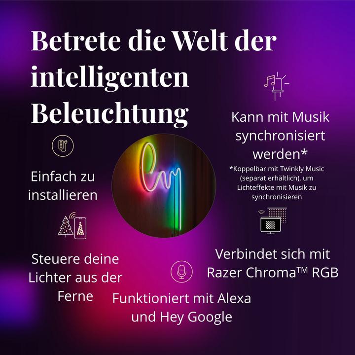 Actual product image Twinkly Flex (RGB, 300 cm, Indoor)