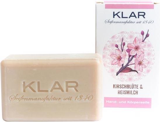 Immagine prodotto Klar Sapone al latte di riso e fiori di ciliegio 100 g (Sapone duro)