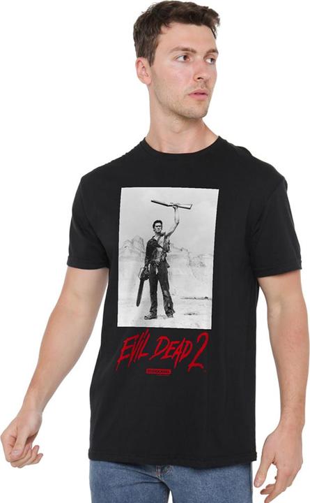 Actual product image Evil Dead 2 Mens Chainsaw T-Shirt (XL)