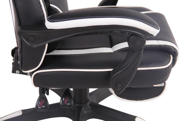 Image du produit CLP Chaise de bureau Heat, noir/blanc