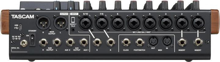 Actual product image Tascam Mixer Model 12 (Studio- and Livemixer)