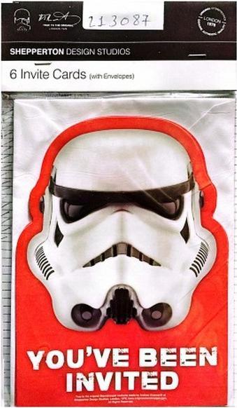 Produktbild Star Wars Einladungen Youve Been Invited 6erPack Karton (6 Stk.)