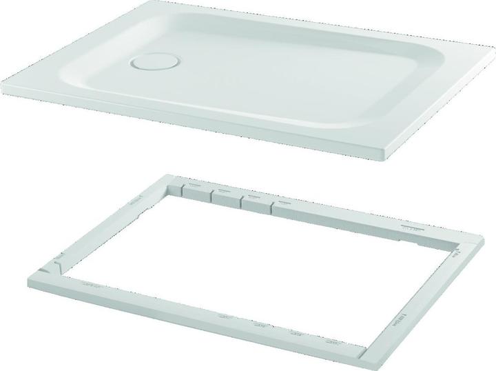 Bette BetteUltra Rechteck-Duschwanne mit Minimum-Wannenträger, 1200x1100x35mm