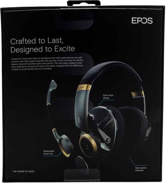 Productafbeelding EPOS H6PRO Open Akoestische Gaming Headset, groen (Bedraad)
