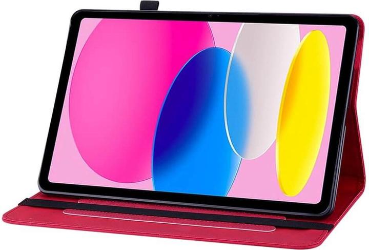 Image du produit Cover-Discount iPad 2022 (10.Gen) - Housse de protection avec zip poche rouge (iPad 2022 (10e génération))