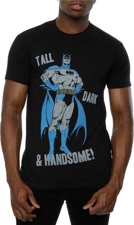 Actual product image Mens Batman Tall Dark And Handsome T-Shirt (XL)