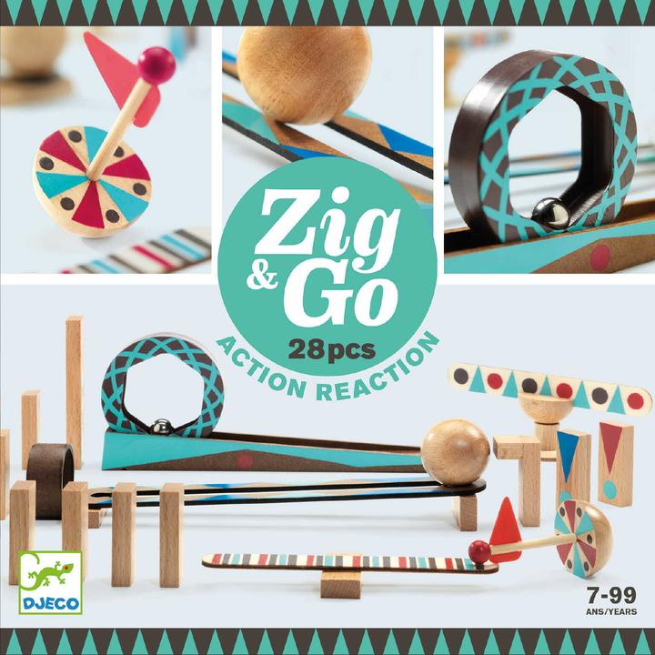 Image du produit Djeco Jeu de réaction en chaîne Zig & Go