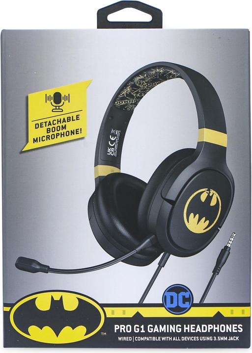 Immagine prodotto OTL Tecnologie DC Comics DC0885 Cuffie & Auricolare Wired Headband Gaming Nero, Giallo (Cablato)