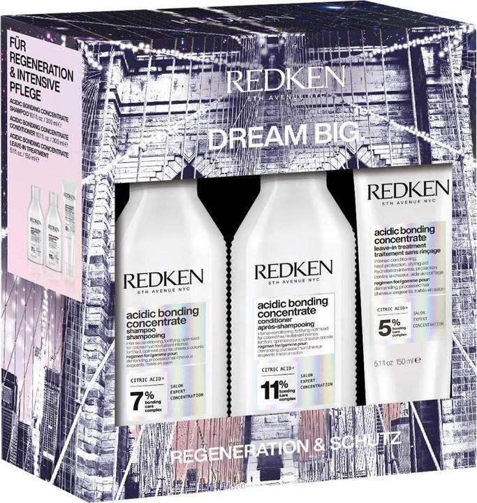 RDK Concentrato acido di incollaggio Set natalizio 2024 (Set per la cura dei capelli)