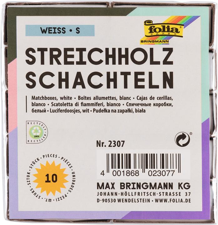 Actual product image Folia Matchboxes