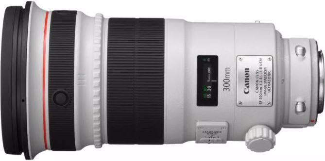 Actual product image Canon EF 300mm f/2.8L IS II USM (Canon EF, APS-C / DX, full size)