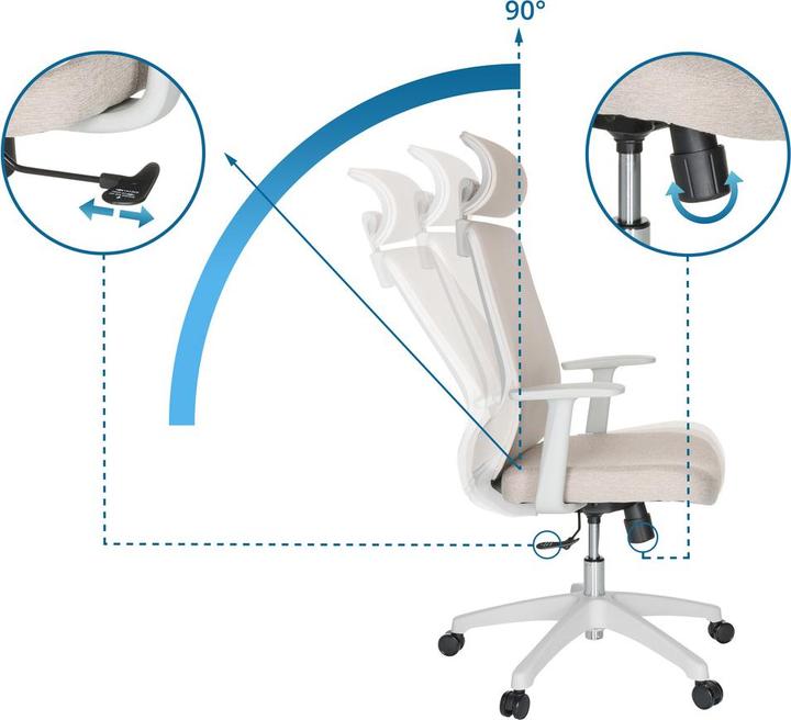 Actual product image Hjh Office Mikeo W