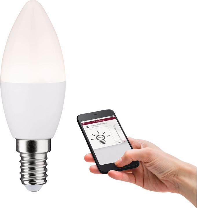 Image du produit Paulmann Bougie Zigbee (E14, 5 W, 400 lm, 1 x, G)