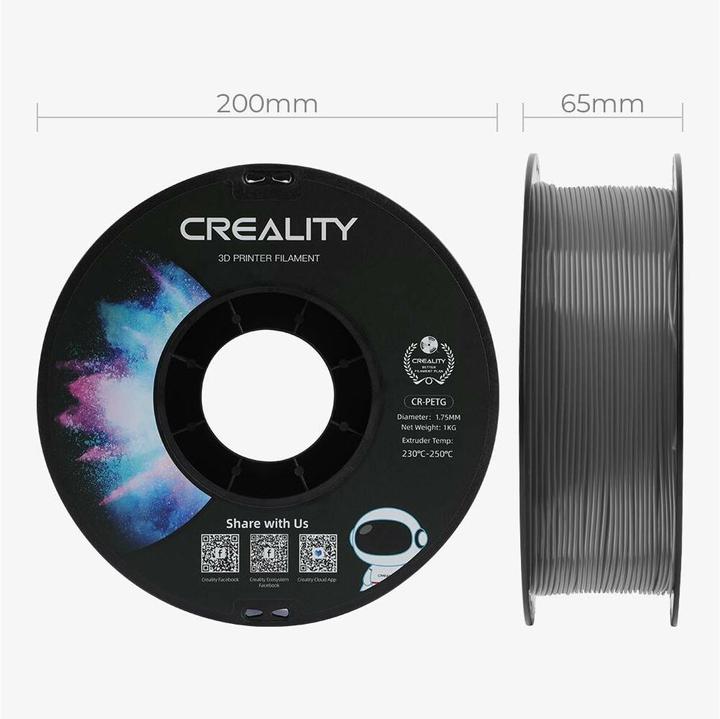 Produktbild Creality Filament (PETG, 1.75 mm, 1000 g, Grau)