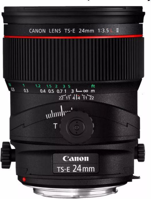 Immagine prodotto Canon TS-E 24mm 3.5L II (Canon EF, Full-frame)